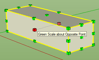 Scaling tool in action